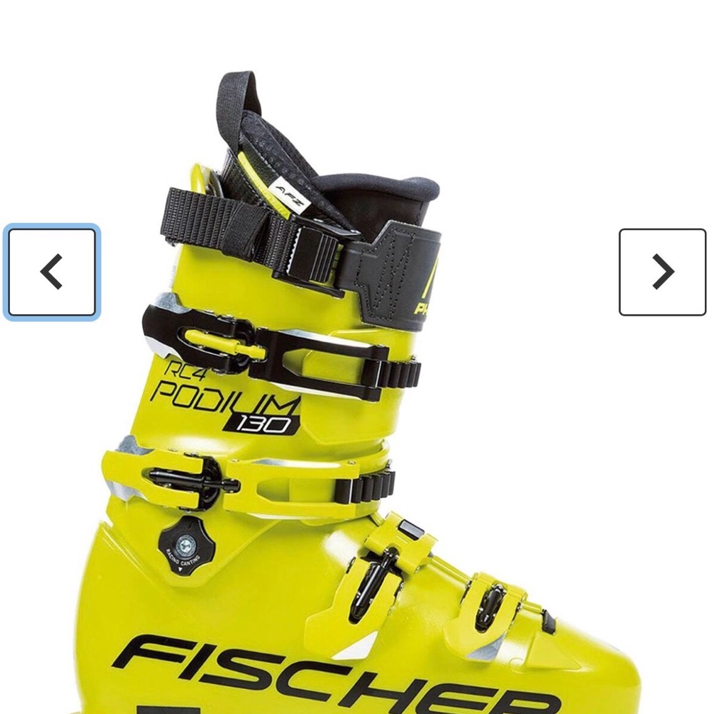Podium 130 Women's Ski Boot in Neon Yellow